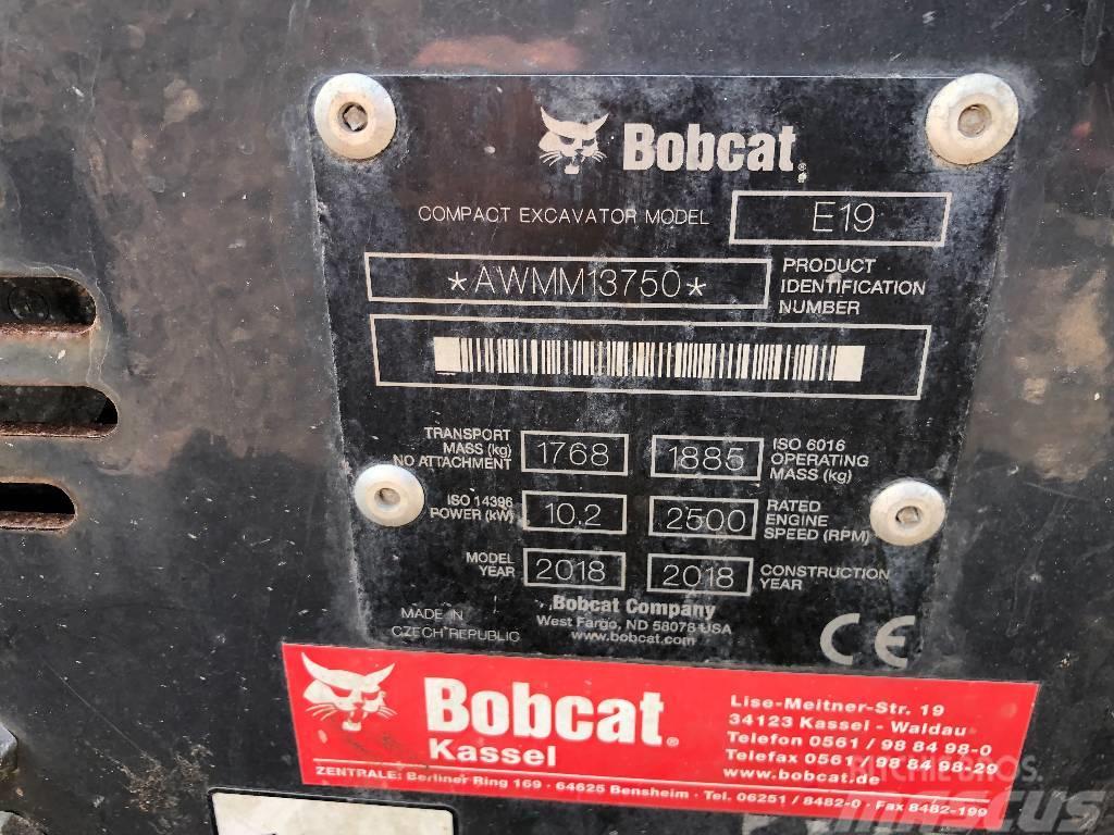 Bobcat E 19 Mini rýpadlá < 7t