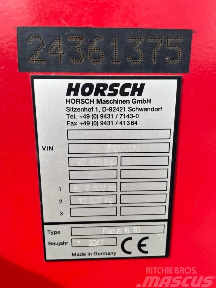 Horsch Focus 6 TD Kombinované sejačky