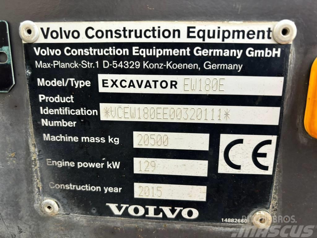 Volvo EW 180 E Kolesové rýpadlá