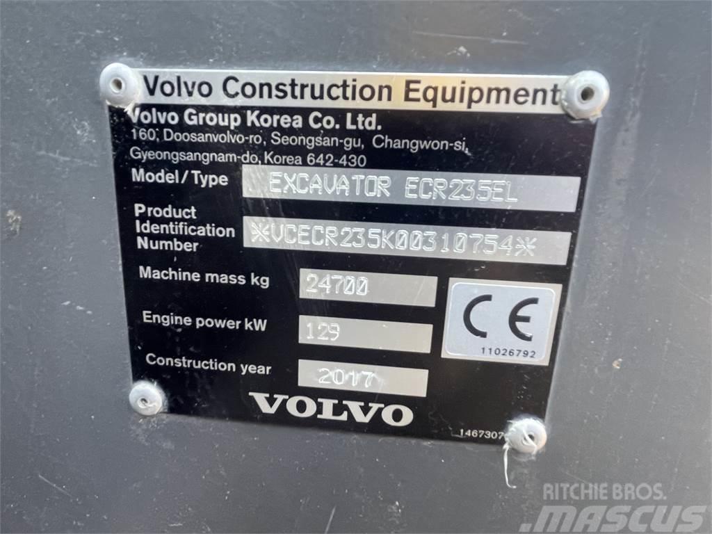 Volvo ECR235EL Pásové rýpadlá
