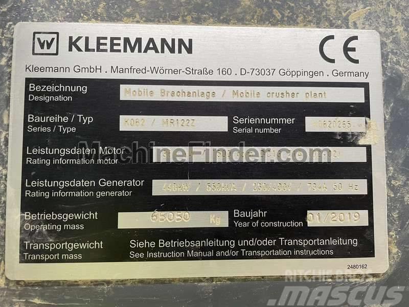 Kleemann MR 122 Z Mobilné drviče