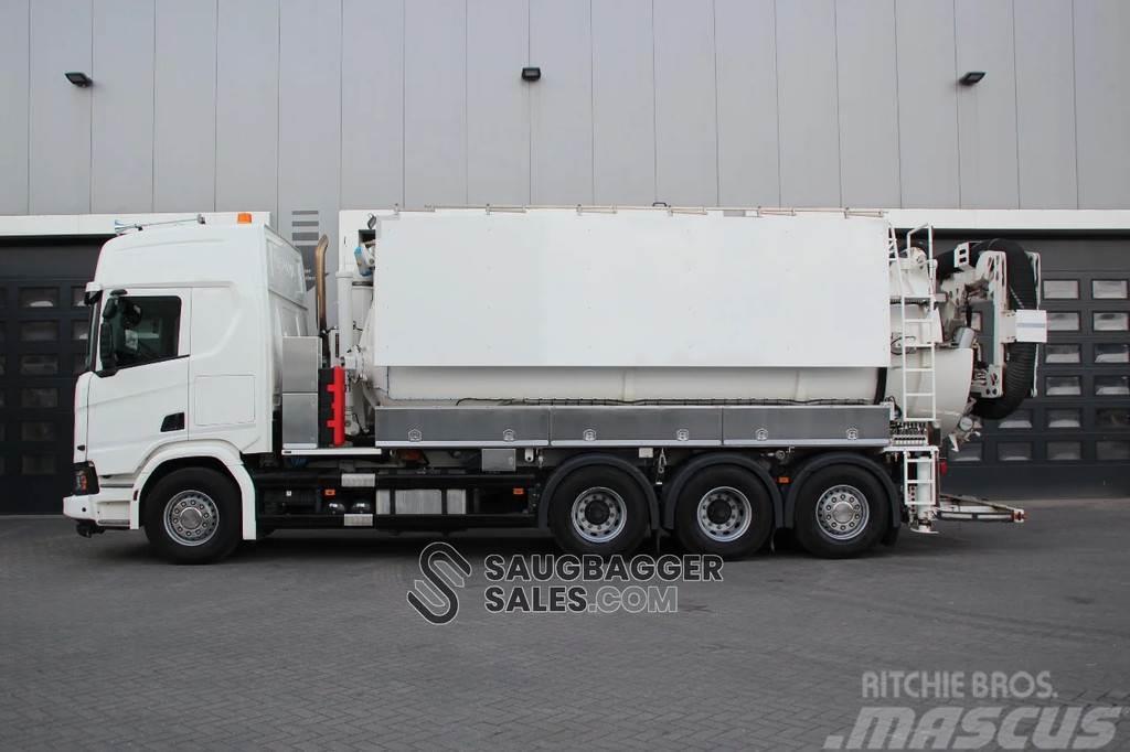 Scania R540 Amphitec Vortex 11000 suction excavator Kombinované/Čerpacie cisterny