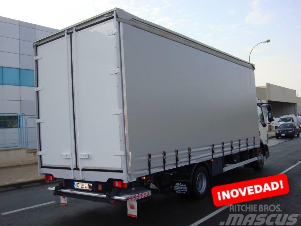 DAF LF45.22 TAULINER TRAMPILLA Plošinové nákladné automobily/nákladné automobily so sklápacími bočnicami