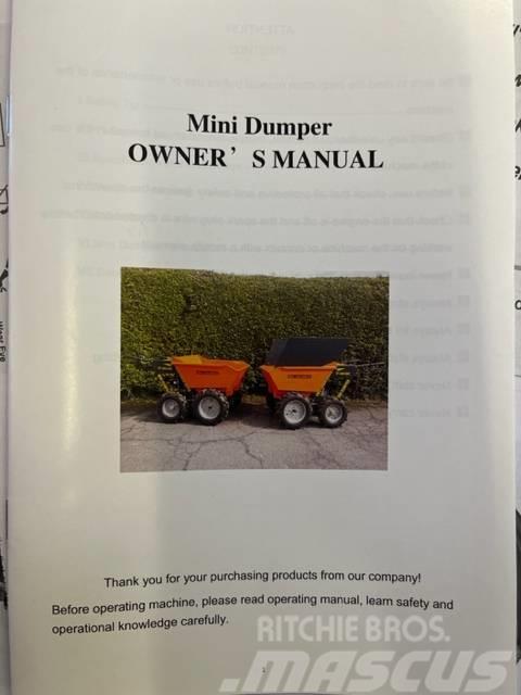 Mini Dumper 4WD Chain Drive Stavebné sklápače