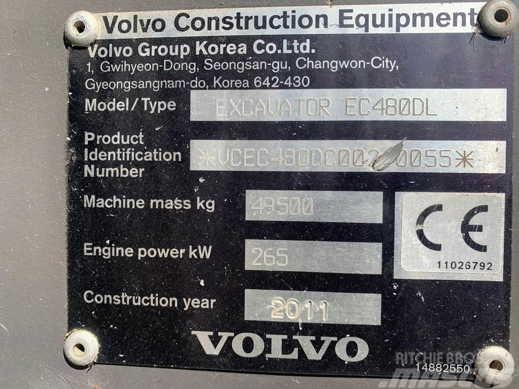 Volvo EC480DL Excavator pe Senile Špeciálne bagre