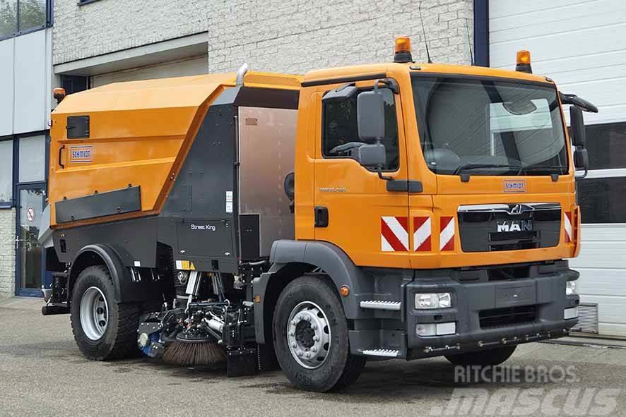 MAN TGM 18.240 BB Road Sweeper Truck (3 units) Zametacie vozidlá