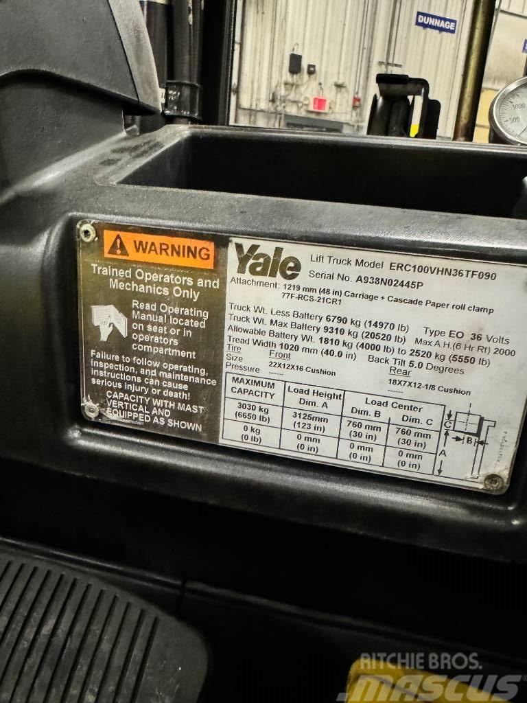 Yale ERC100VH Akumulátorové vozíky
