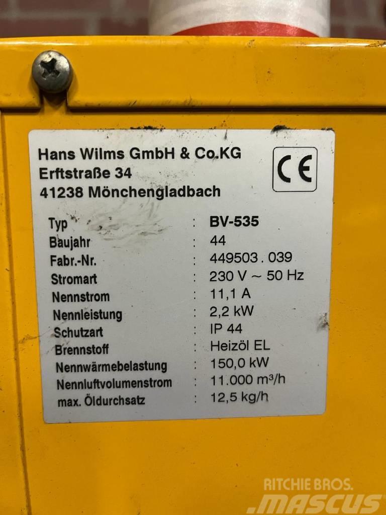 Wilms BV 535 Kúrenie a zariadenia pre rozmrazovanie
