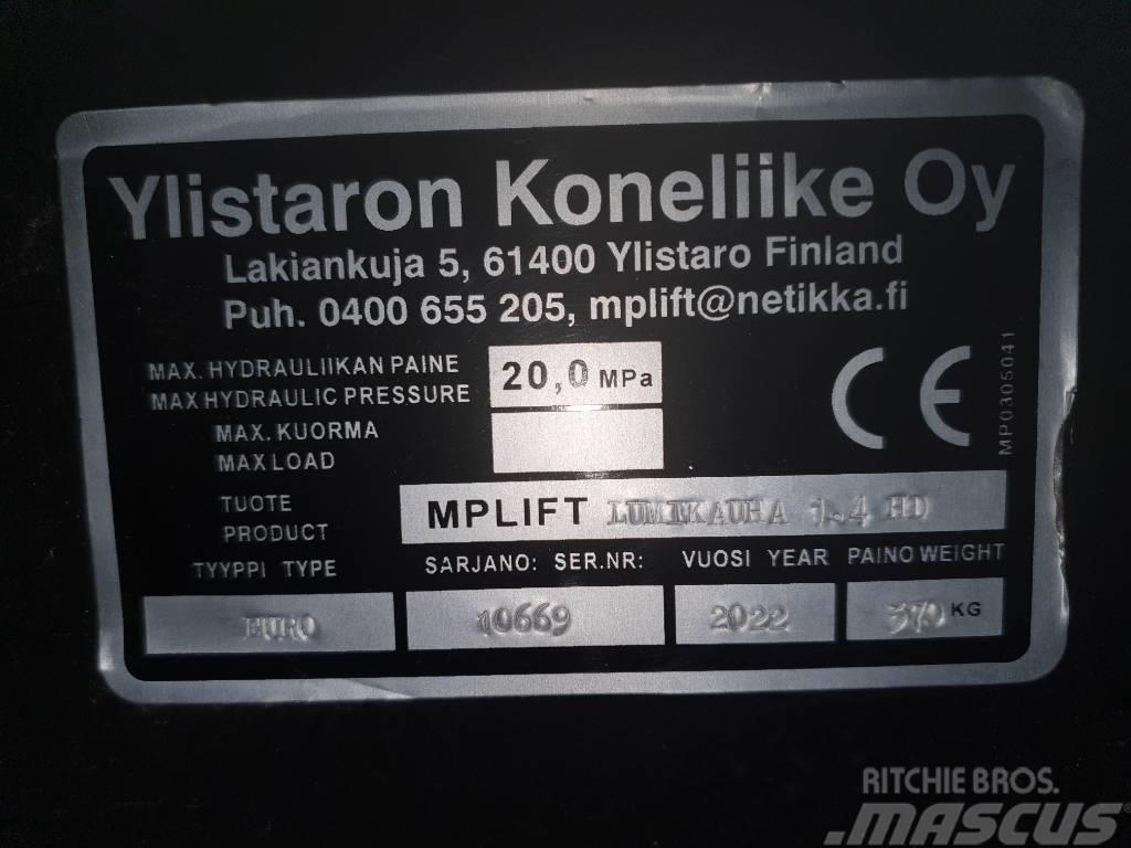 Mp-lift Lumikauha 1,4m3 / 2,4m EURO HD Príslušenstvo pre čelné nakladače