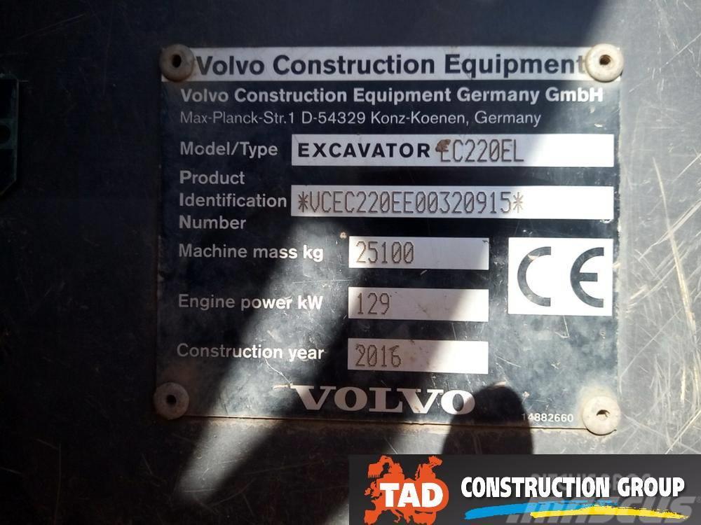 Volvo EC 220 EL Pásové rýpadlá