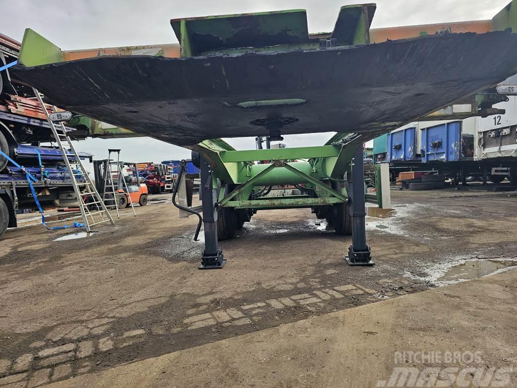 Renders Euro 700 2 axle 20 ft chassis air susp merccedes d Kontajnerové návesy
