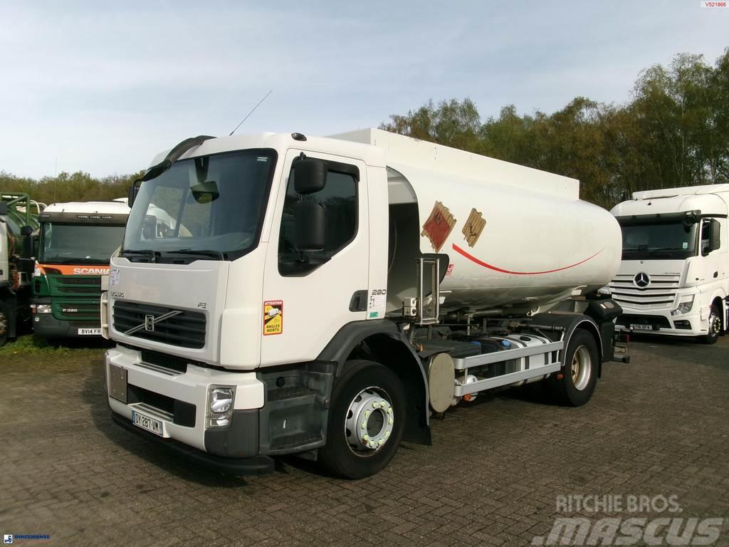 Volvo FE 280 4X2 fuel tank 13.6 m3 / 4 comp / ADR 07/07/ Cisternové nákladné vozidlá