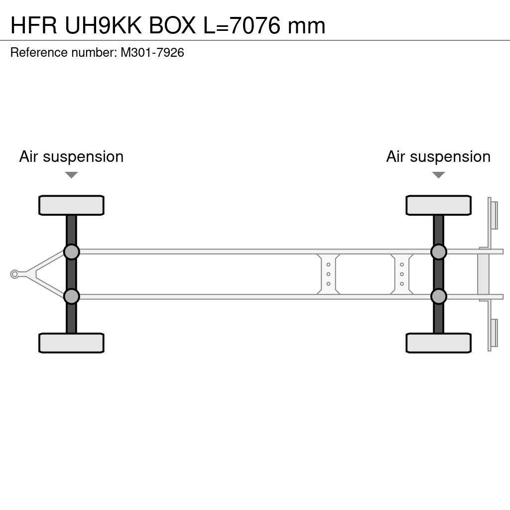 HFR UH9KK BOX L=7076 mm Skriňové prívesy