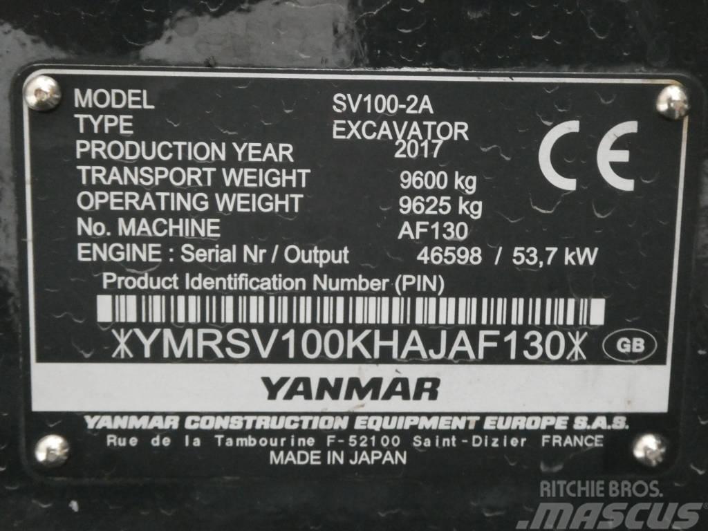 Yanmar SV 100-2A Midi rýpadlá 7 t - 12 t