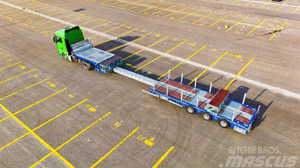  STU TRAILERS 3 AXLE EXTENDABLE HYDRAULIC STEERING Nízko rámové nákladné automobily