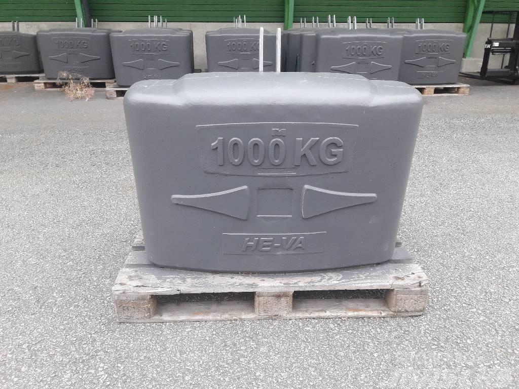 He-Va Etupaino 1000kg Predné závažie
