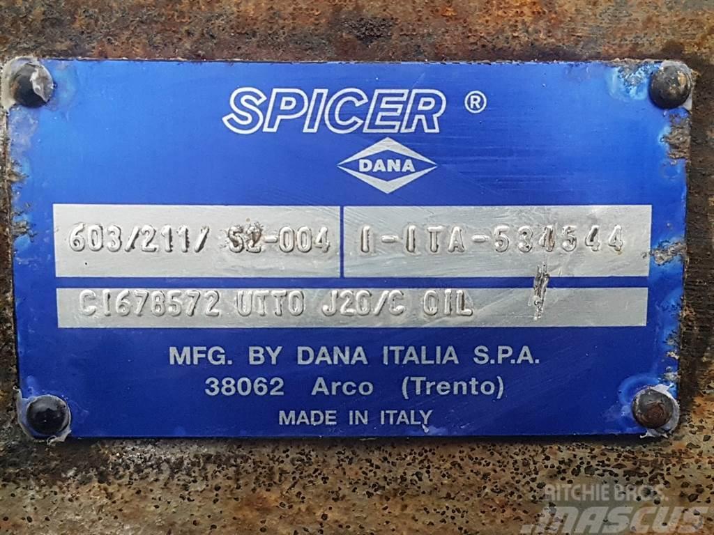 Manitou 180ATJ-Spicer Dana 603/211/52-004-Axle/Achse/As Nápravy