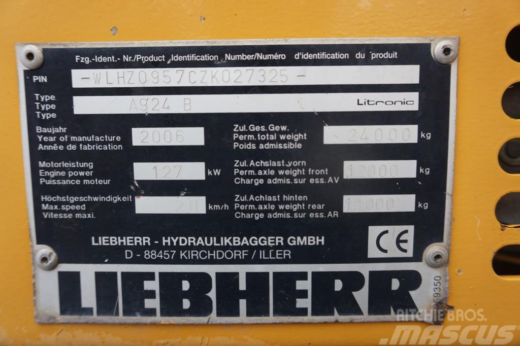 Liebherr A 924 B Litronic Stroje pre manipuláciu s odpadom