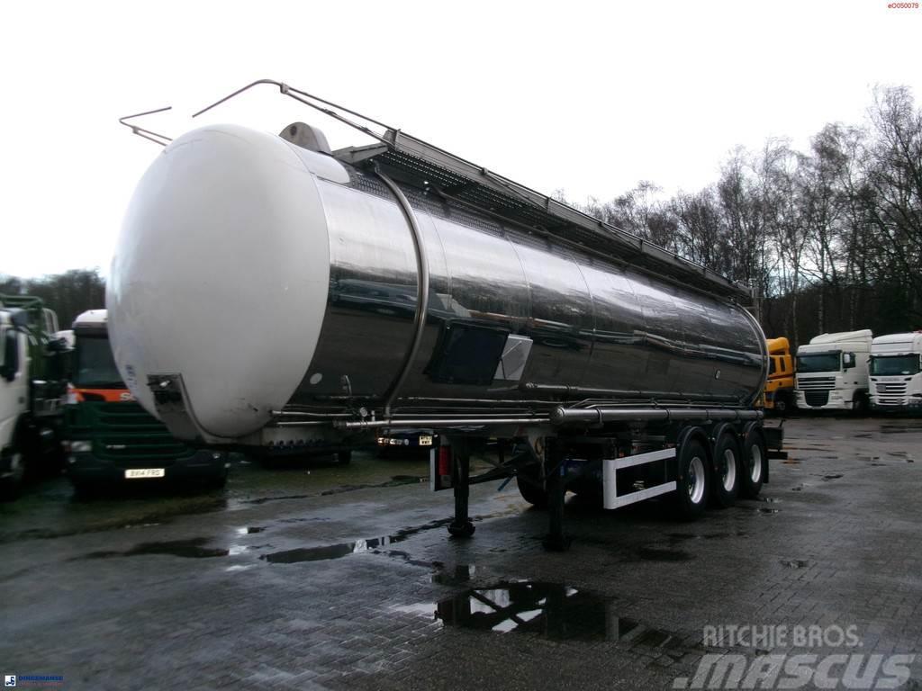 Indox Chemical tank inox L4BH 33.5 m3 / 1 comp Cisternové návesy