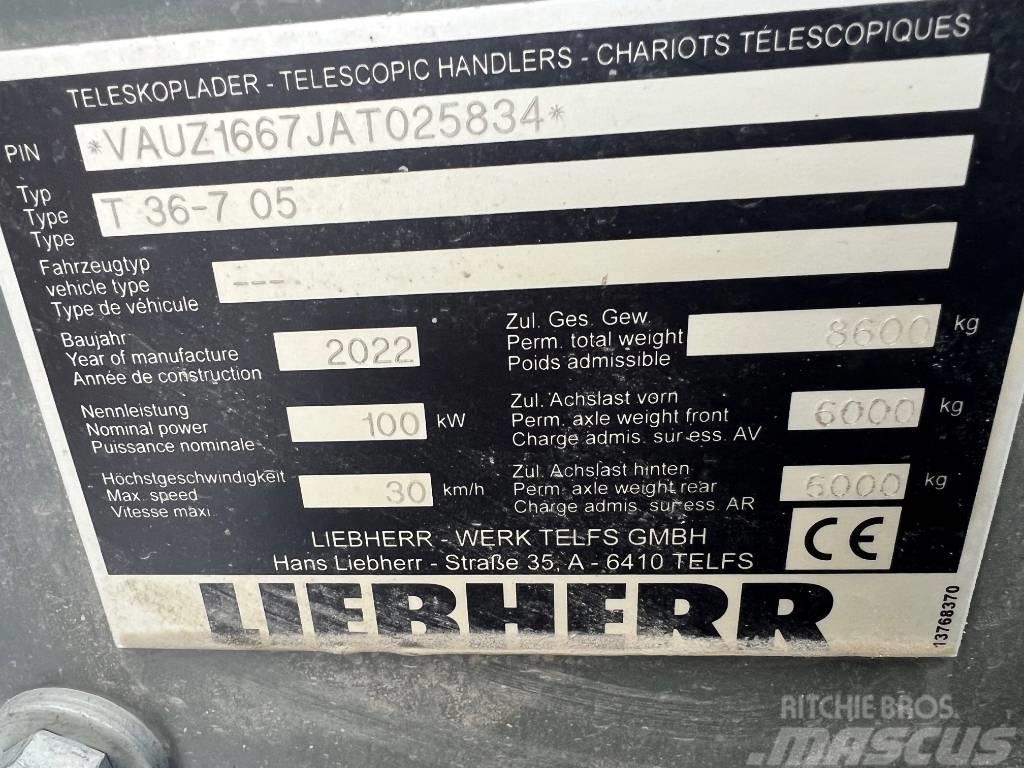 Liebherr T36-7 Teleskopické manipulátory