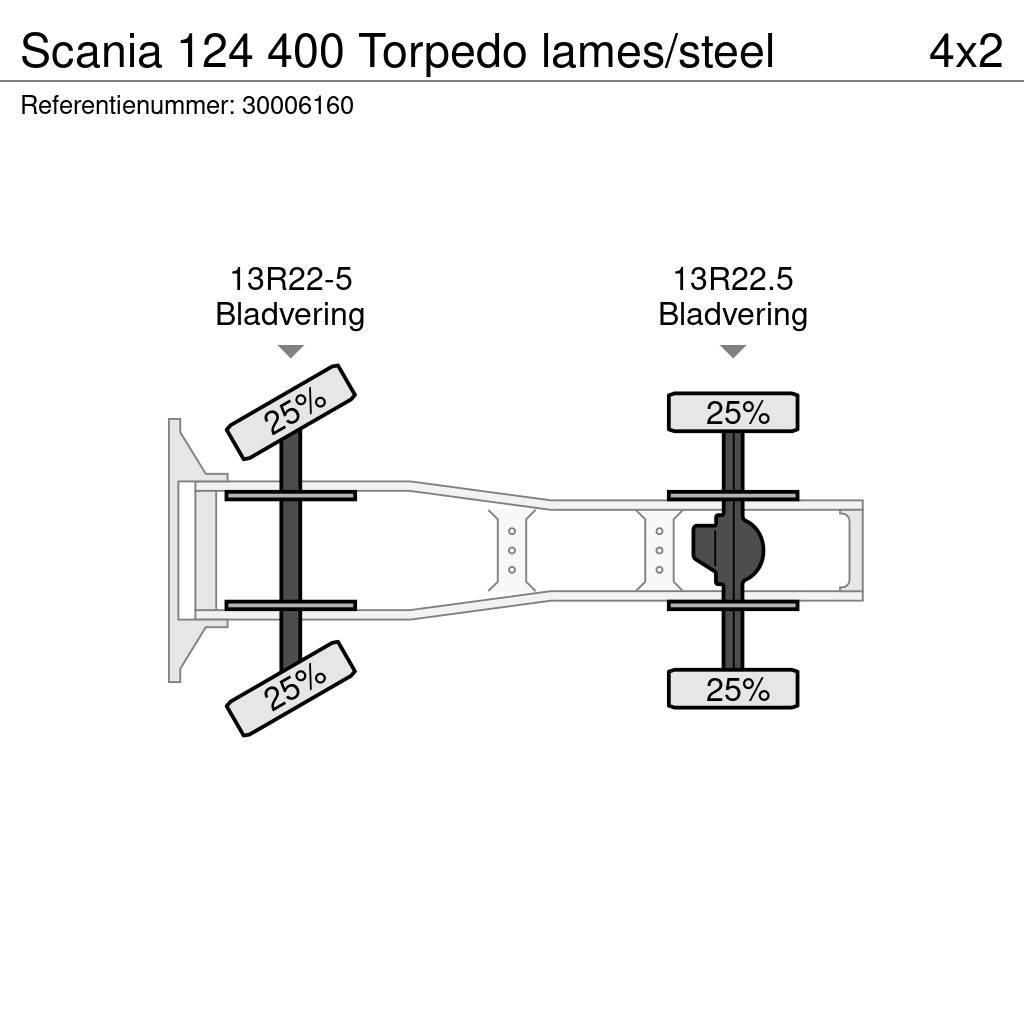 Scania 124 400 Torpedo lames/steel Ťahače