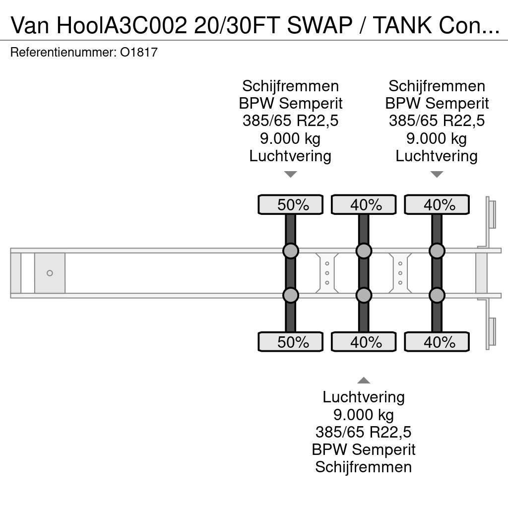 Van Hool A3C002 20/30FT SWAP / TANK ContainerChassis - Alco Kontajnerové návesy