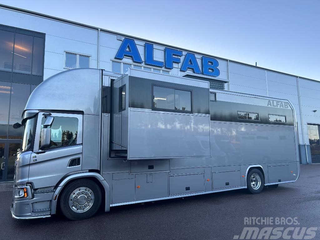 Scania P280 ALFAB Professional hästlastbil Nákladné automobily na prepravu zvierat