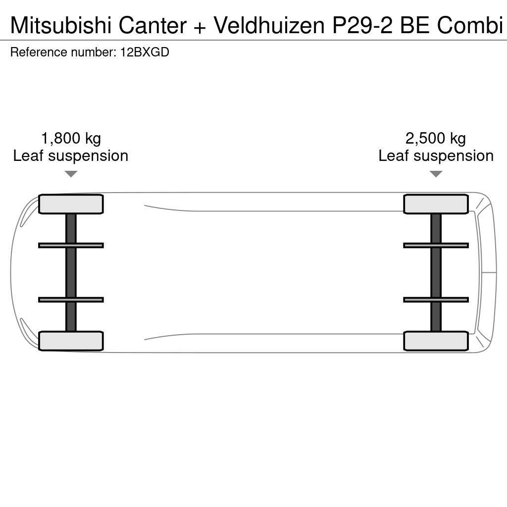 Mitsubishi Canter + Veldhuizen P29-2 BE Combi Iné