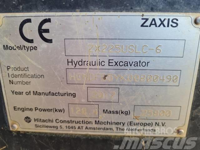 Hitachi ZX 225 US LC-6 Pásové rýpadlá