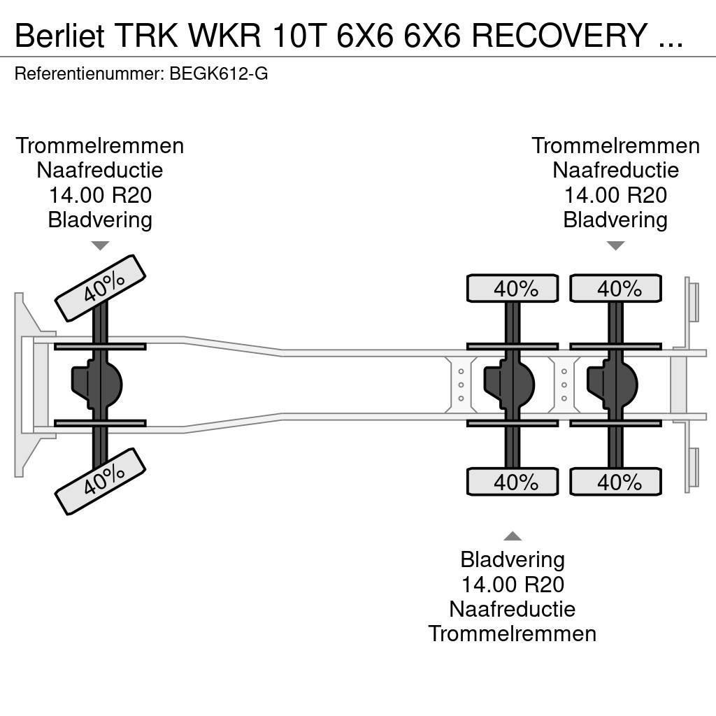 Berliet TRK WKR 10T 6X6 6X6 RECOVERY TRUCK 8589 KM Vyslobodzovacie vozidlá