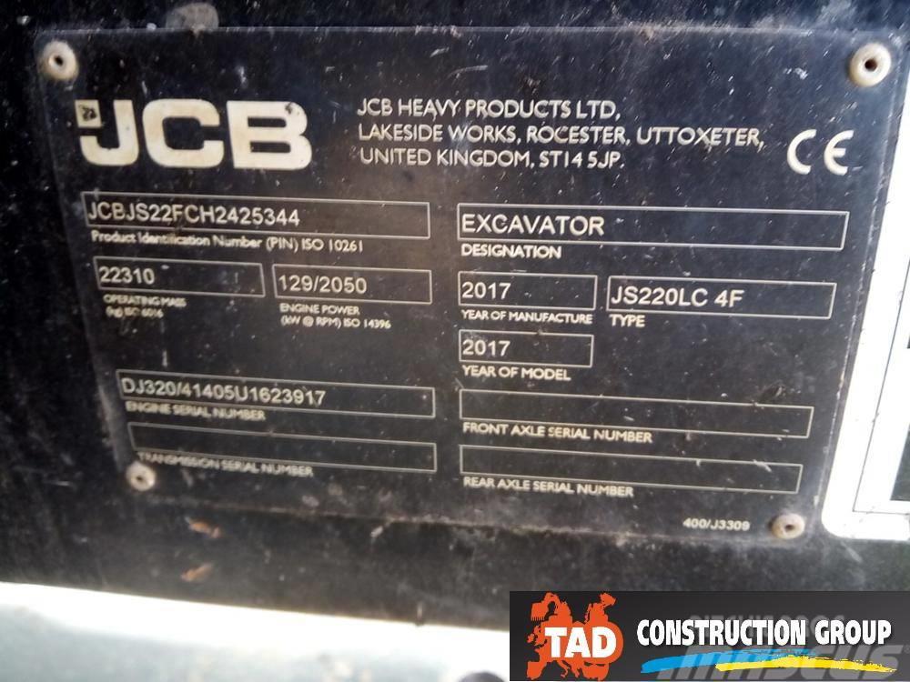JCB JS 220 LC Pásové rýpadlá