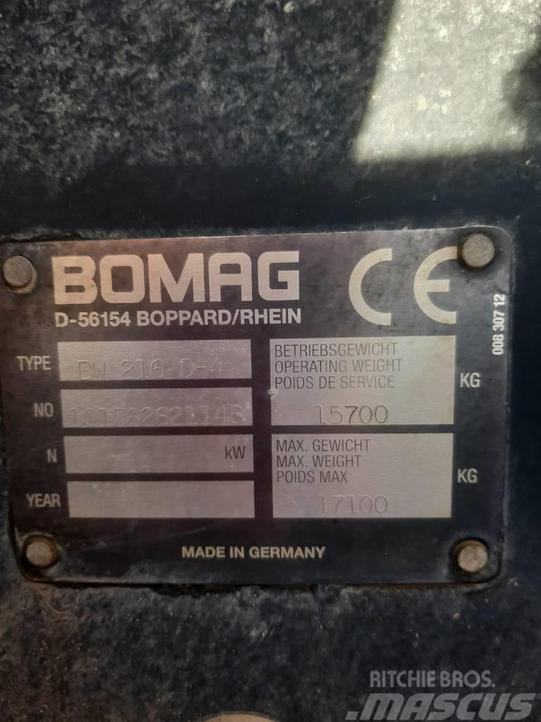 Bomag BW 216 D-4 Pôdne kompaktory