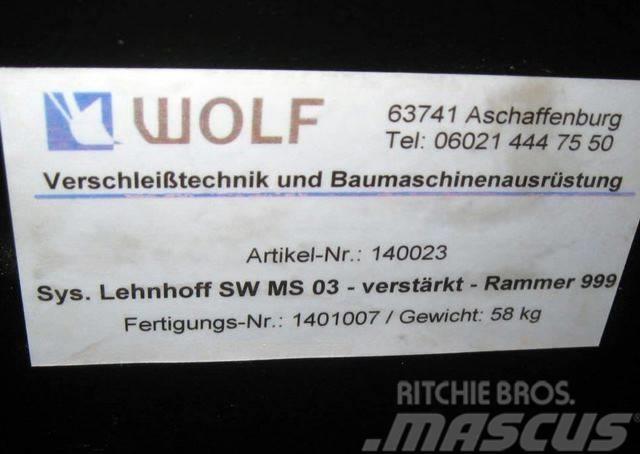 Wolf Schraubadapter MS03 zu Rammer 999 Rýchlospojky