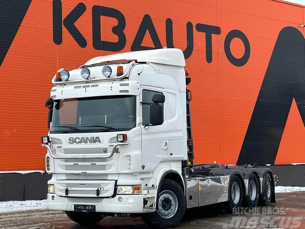 Scania R 560 8x4*4 JOAB 24 ton / L=5750 mm Hákový nosič kontajnerov