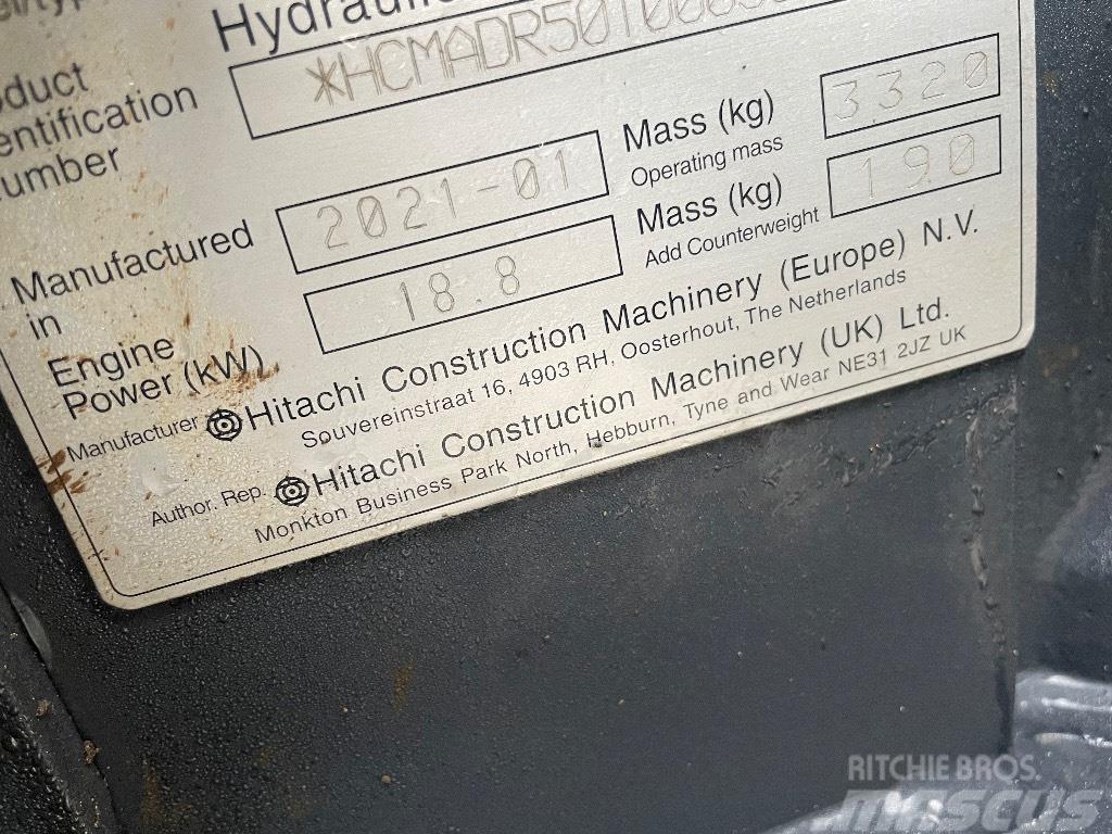 Hitachi ZX 33 U Mini rýpadlá < 7t