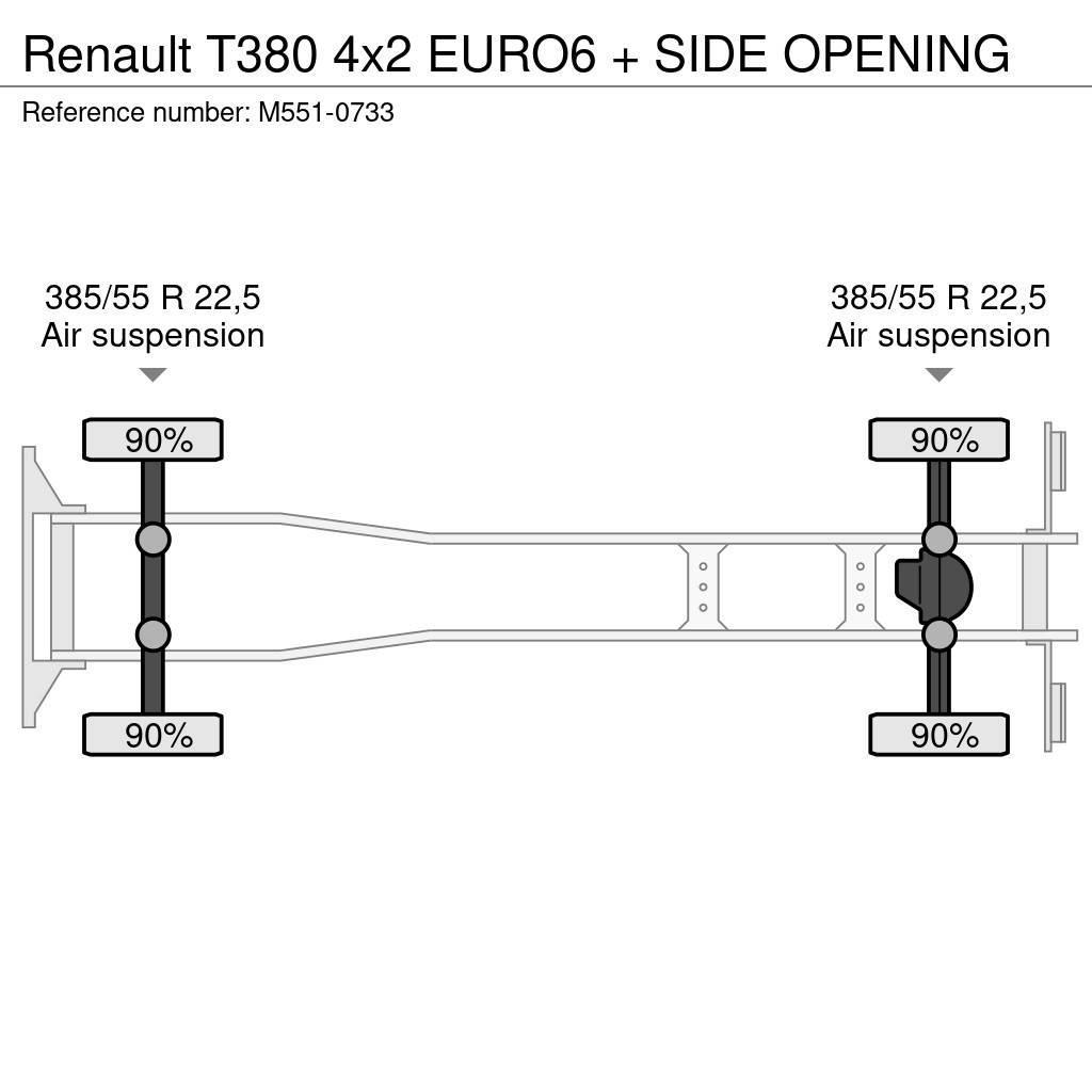 Renault T380 4x2 EURO6 + SIDE OPENING Skriňová nadstavba