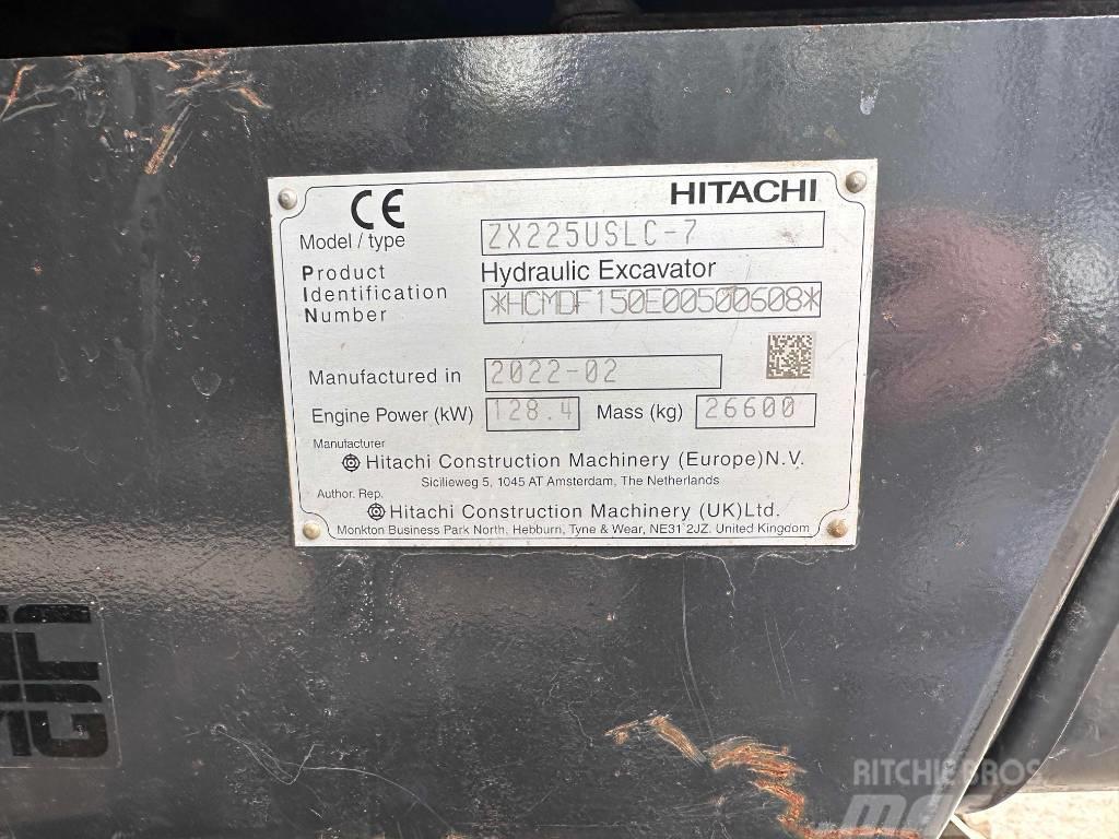 Hitachi ZX 225 uslc-7 Pásové rýpadlá