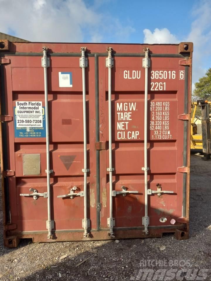 CIMC 20 foot Used Water Tight Shipping Container Kontajnerové prívesy