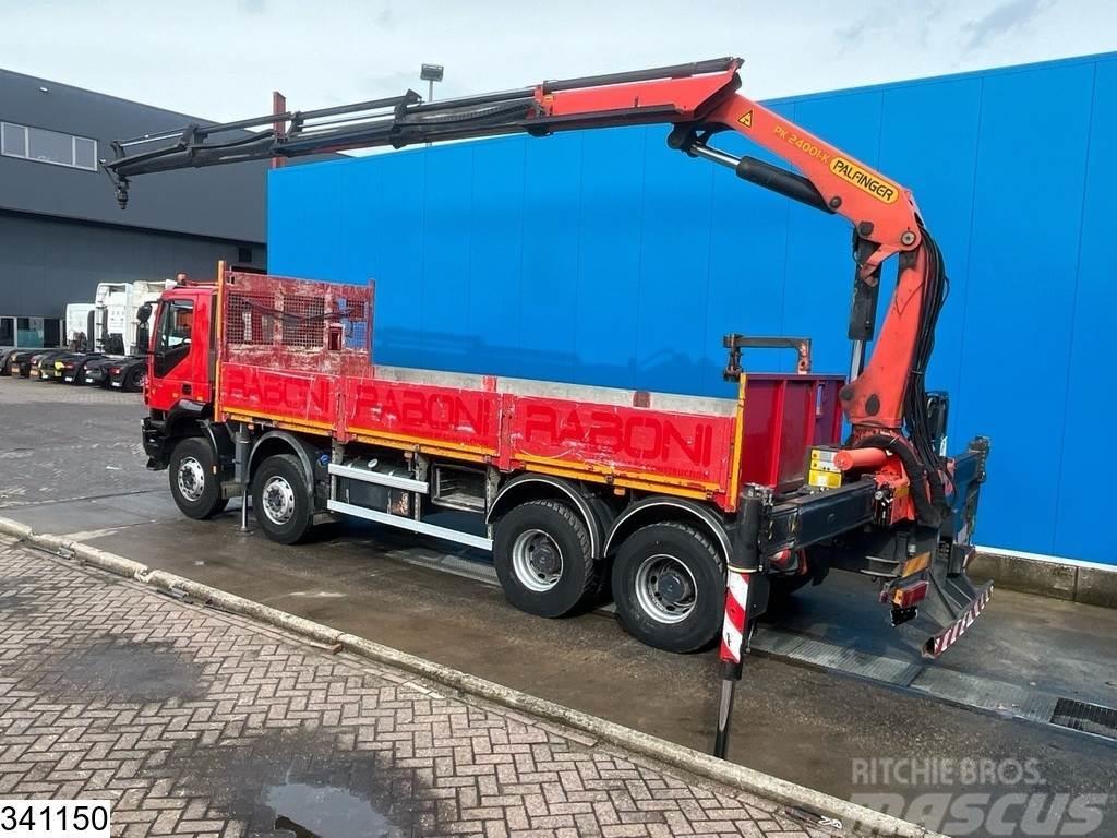 Iveco Trakker 360 8x4, EURO 6, Palfinger, Remote Plošinové nákladné automobily/nákladné automobily so sklápacími bočnicami