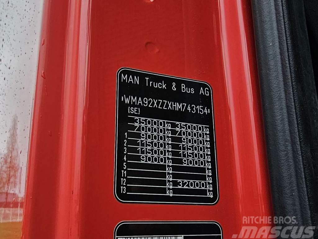 MAN TGX 35.500 8x4-4 / HOOKLIFT / ABROLKIPPER Hákový nosič kontajnerov