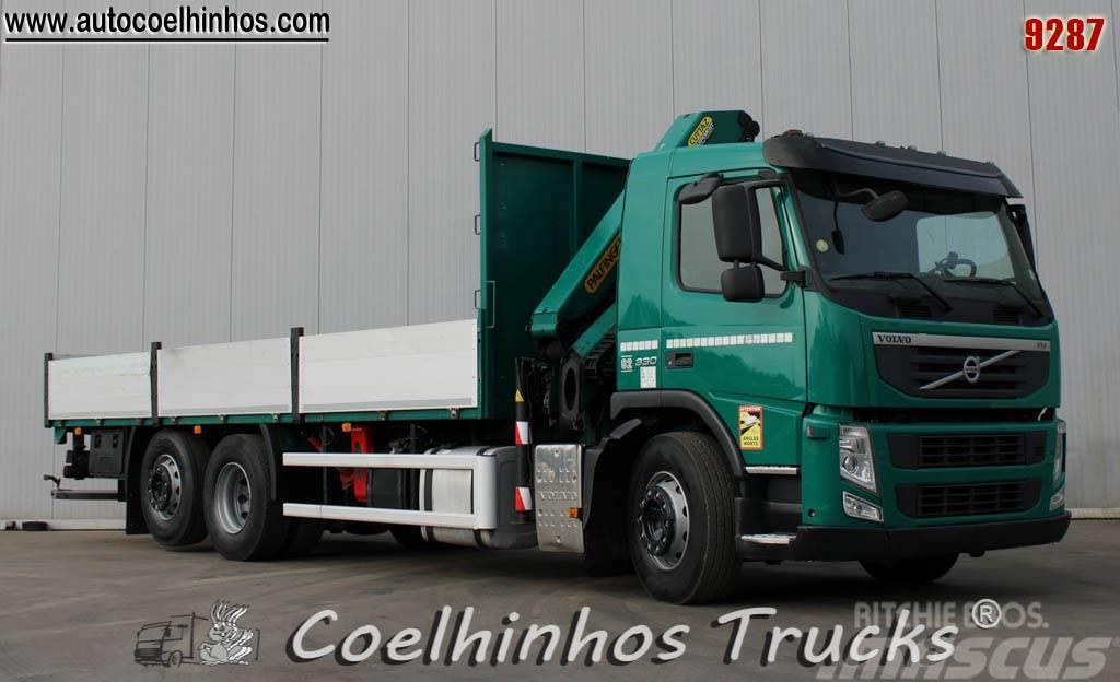 Volvo FM 330 + PK 16502 Plošinové nákladné automobily/nákladné automobily so sklápacími bočnicami