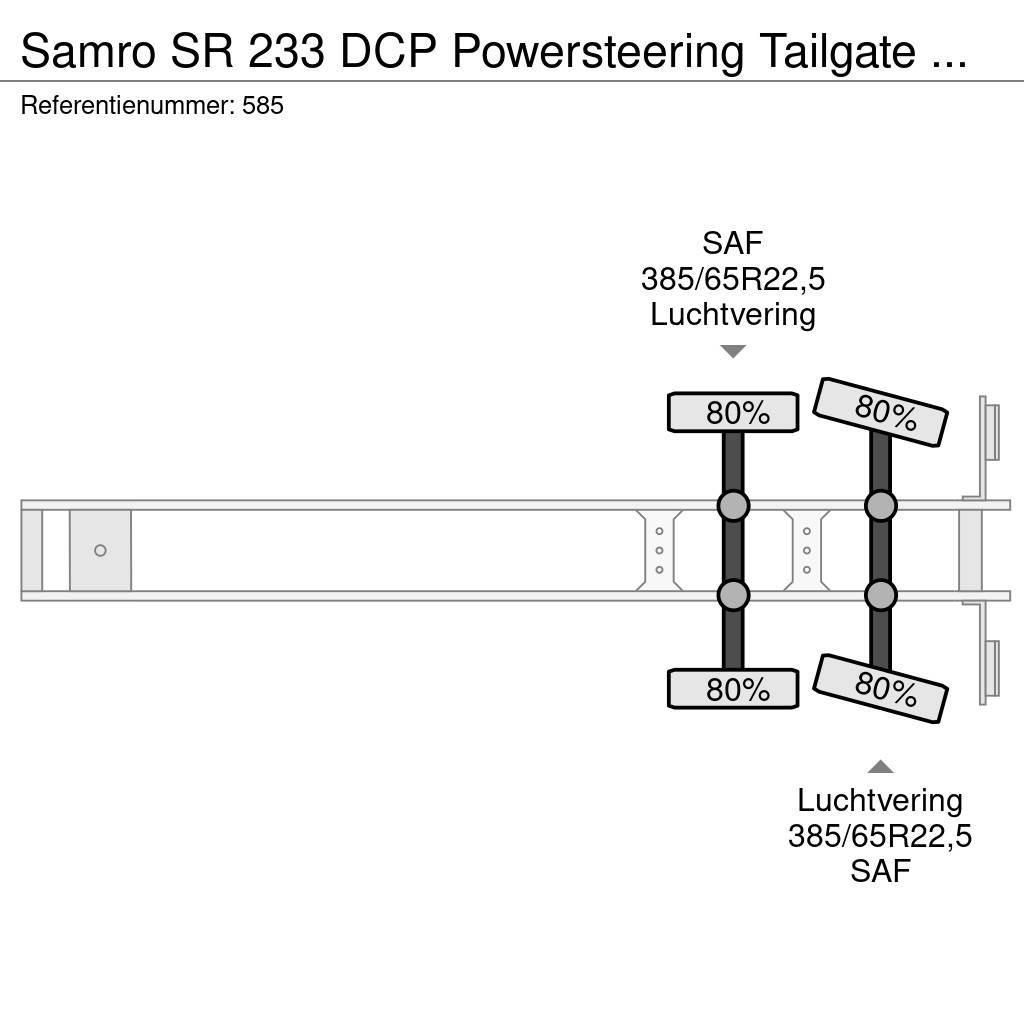 Samro SR 233 DCP Powersteering Tailgate NL Trailer! Skriňové návesy
