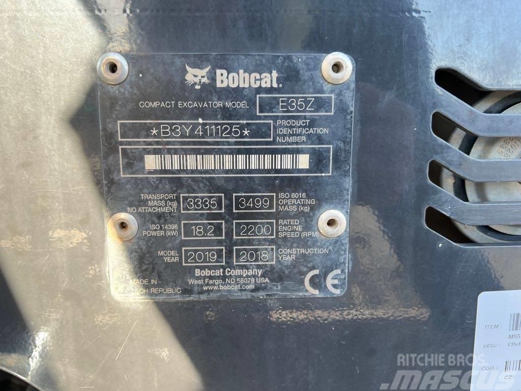 Bobcat E35Z Pásové rýpadlá