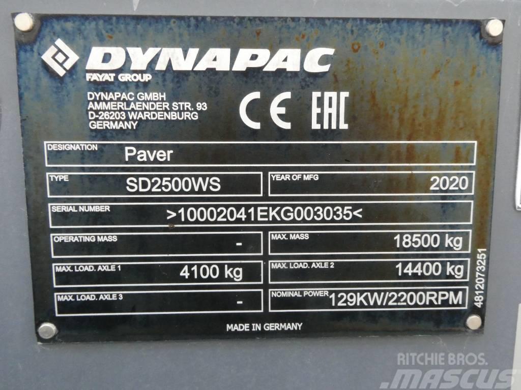 Dynapac SD 2500 WS Finišéry