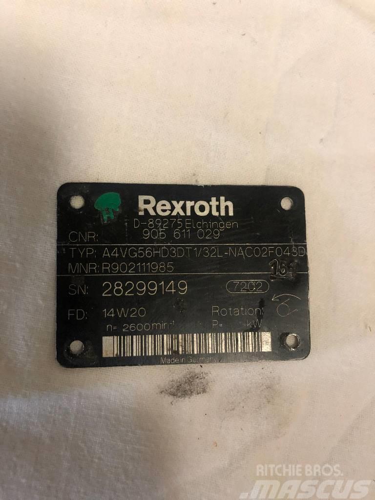 Rexroth A4VG56HD3DT1/32L-NAC02FO43D Ďalšie komponenty