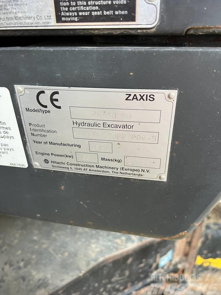 Hitachi ZX210LC Pásové rýpadlá