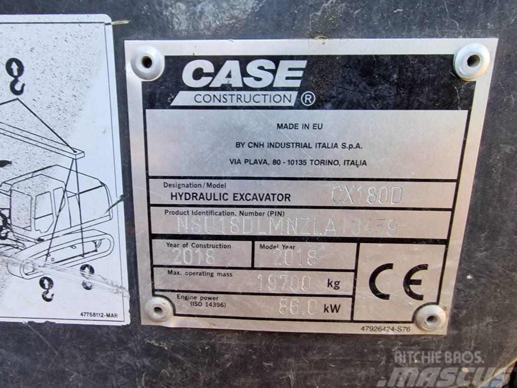 CASE CX 180 D Pásové rýpadlá