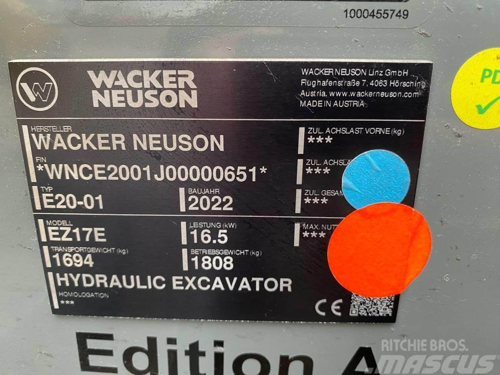 Wacker Neuson EZ17e Pásové rýpadlá