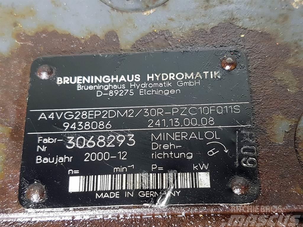 Brueninghaus Hydromatik A4VG28EP2DM2/30R-R909438086-Drive pump/Fahrpumpe Hydraulika