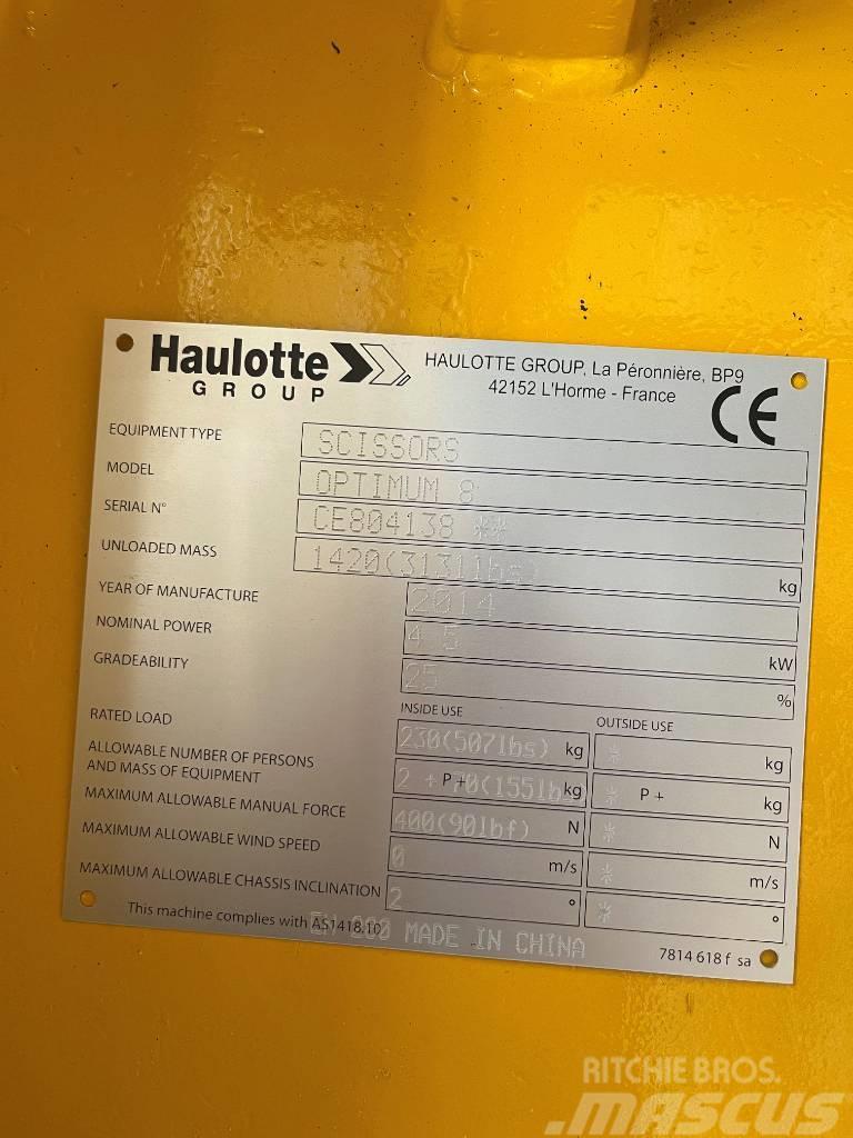 Haulotte Optimum 8 Nožnicové zdvíhacie plošiny